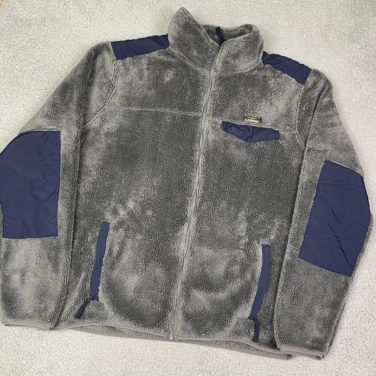 L.L. Bean Sherpa fleece jacket Size XL. 24 inches... - Depop