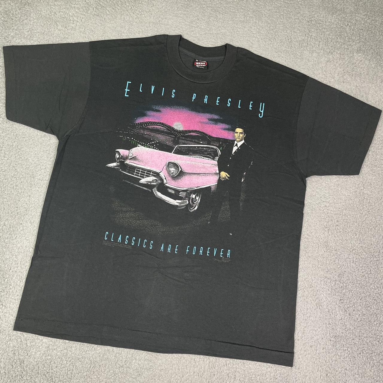 Vintage 1992 Elvis Presley popular Classics Are Forever Band Memorabilia Tee Made In USA