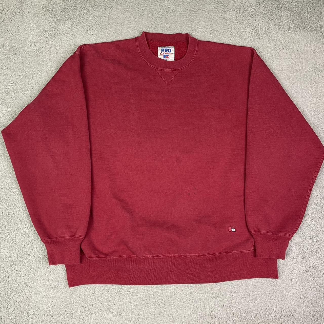 90's Russell Athletic PRO COTTON スウェット Vtg 90s Russell Athletic Pro Cotton Crewneck Sweatshirt Navy