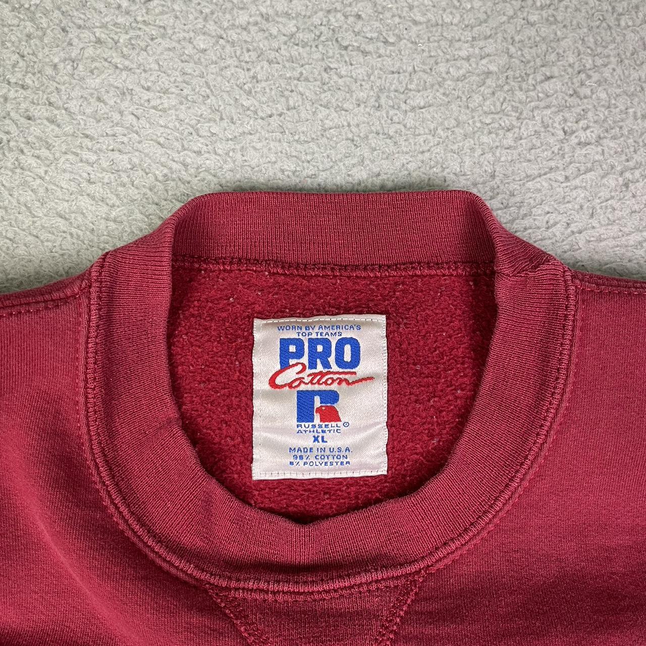 90's Russell Athletic PRO COTTON スウェット Vtg 90s Russell Athletic Pro Cotton Crewneck Sweatshirt Navy
