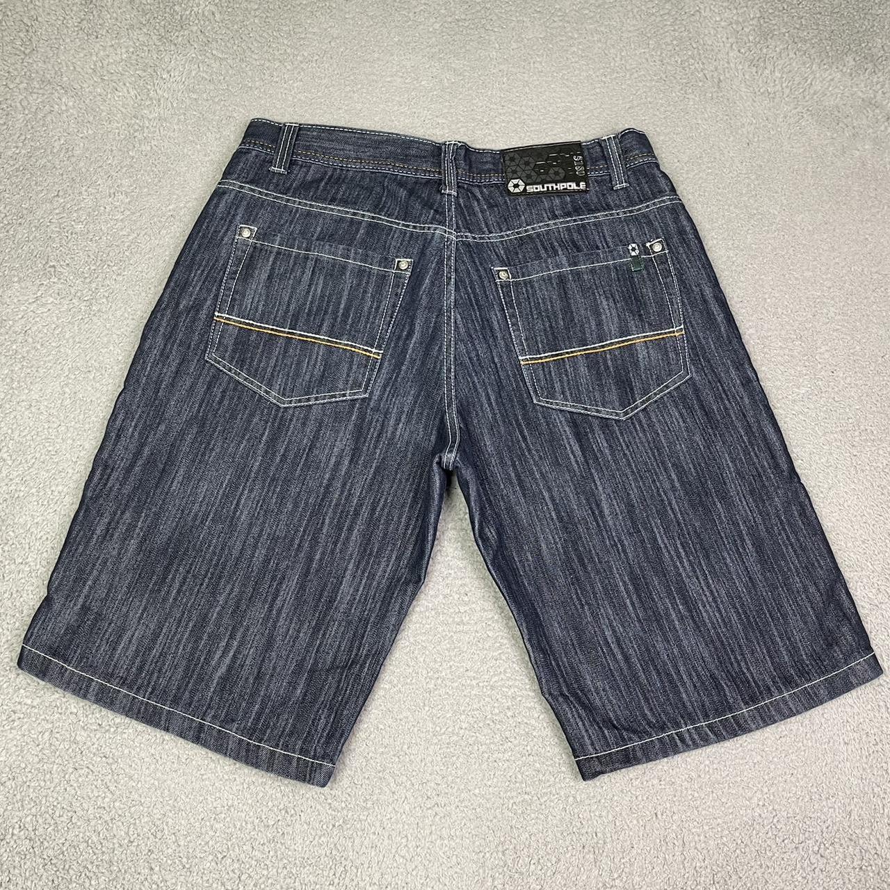 Vintage y2k South Pole baggy jean shorts Size 38 13 | Depop