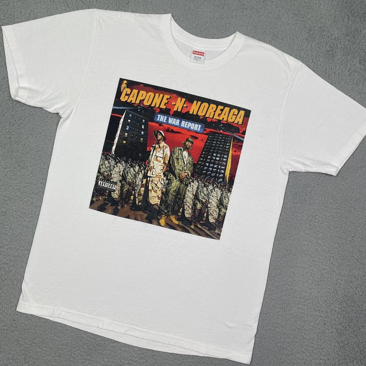 Supreme capone n noreaga T-shirt , Size large. , 21.5...