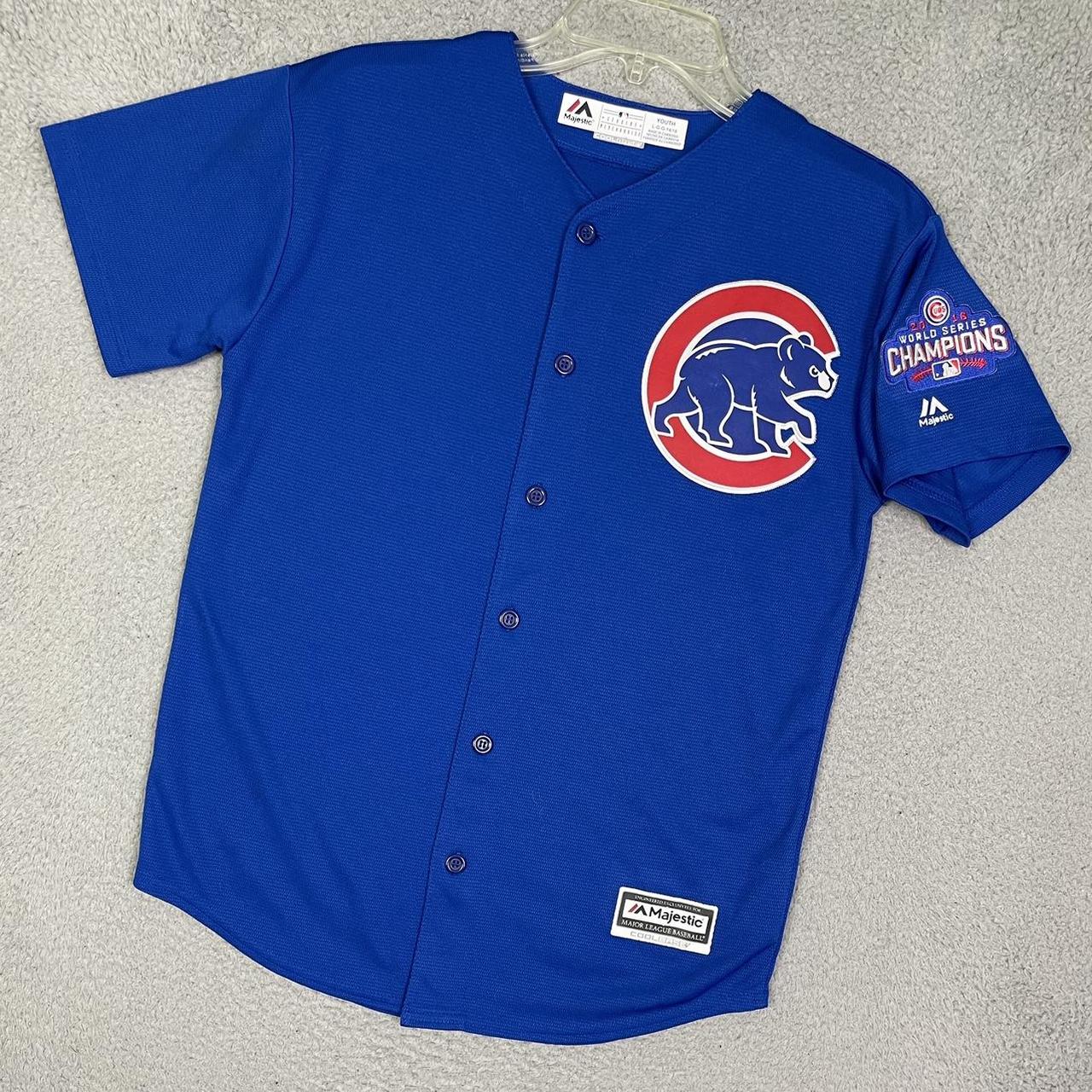 Kids Chicago cubs 2018 World Series jersey Size. Depop