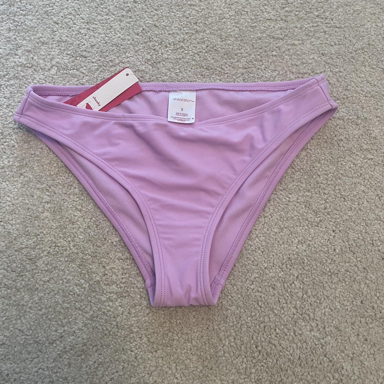 Target purple bikini bottoms never worn with... Depop