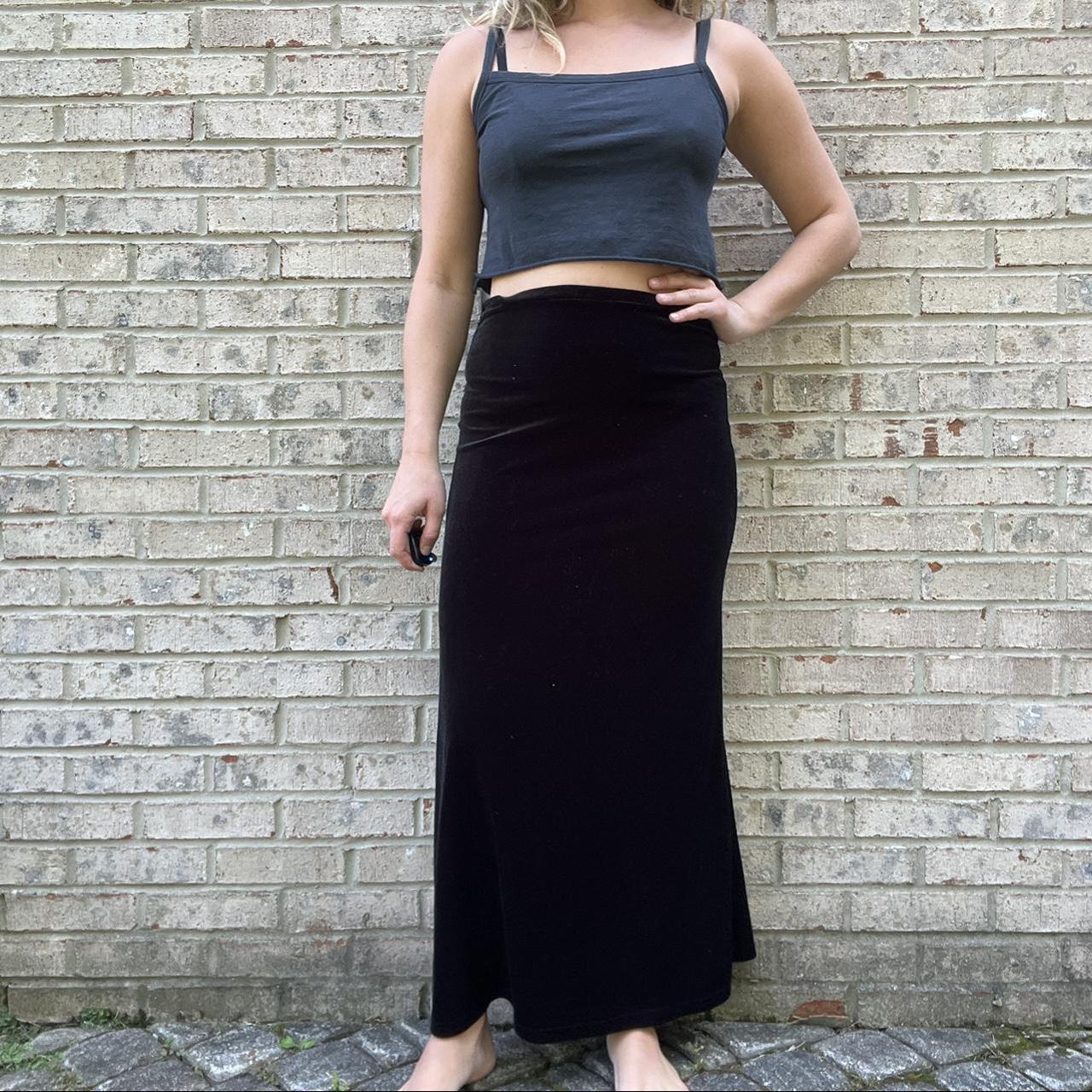 Express clearance velvet skirt