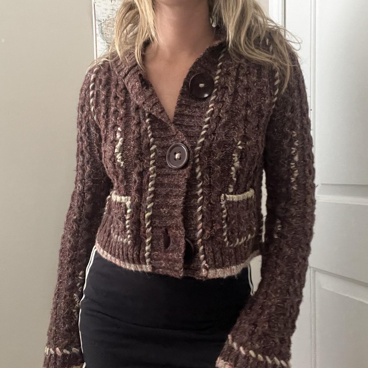 Free People top Wool Knit Cardigan