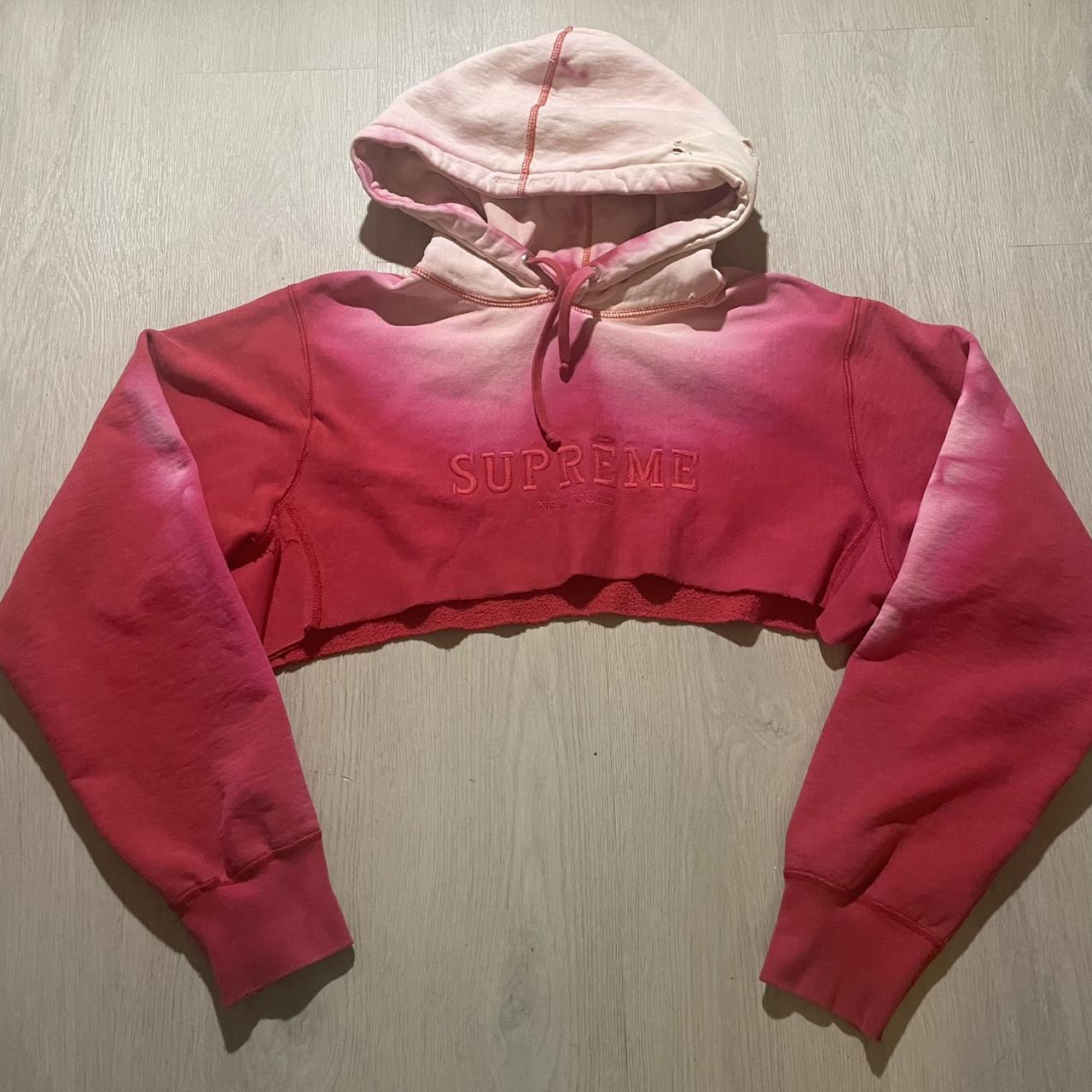 Supreme Atelier Hoodie Cropped and Tie Dyed in. Depop