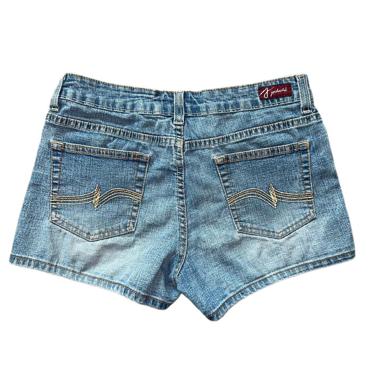 y2k denim shorts by jordache simplistic medium... - Depop