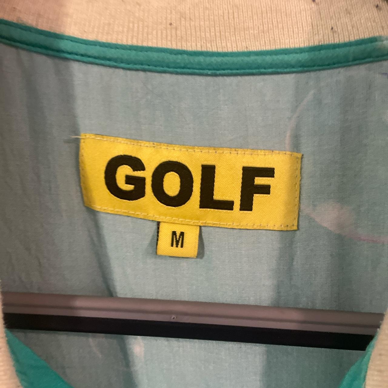 GolfWang bubble button up Slight stain on the front | Depop