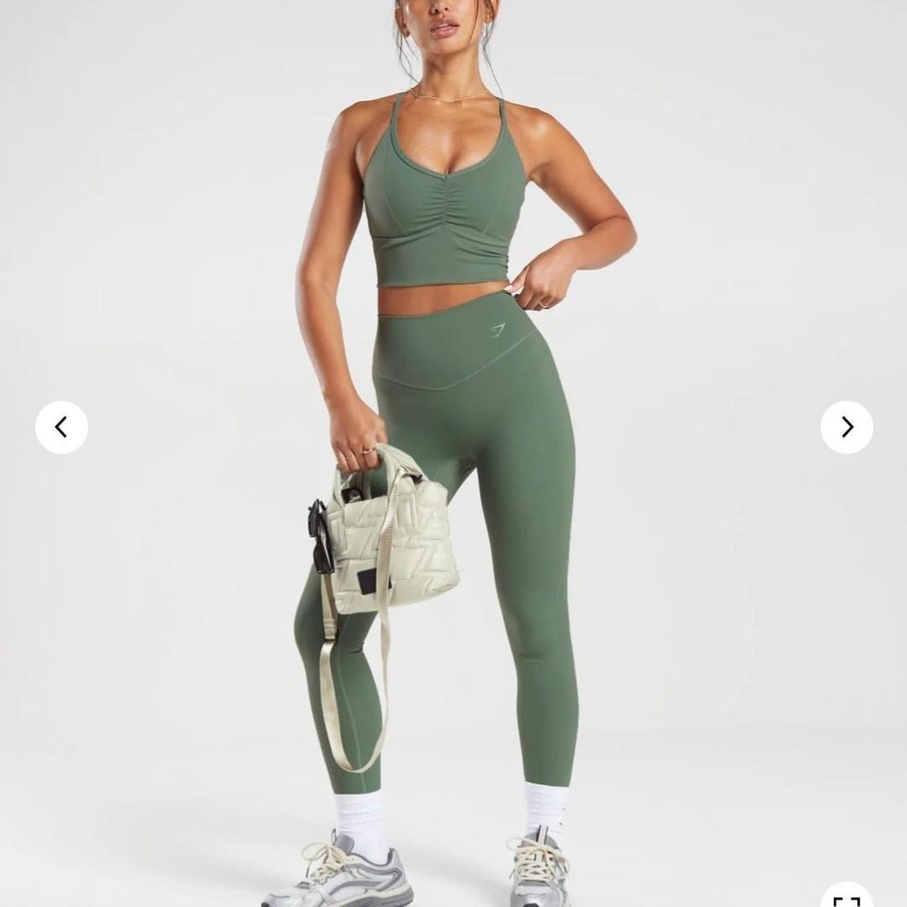 Gymshark elevate set in green including leggings - Depop
