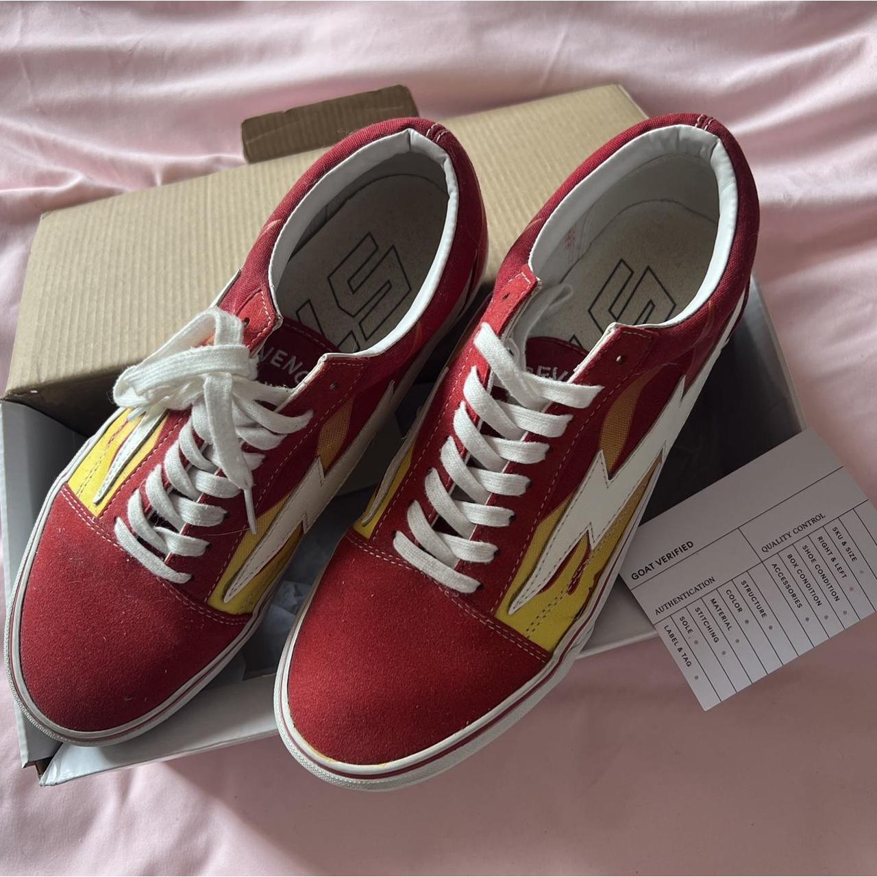 Revenge x Storm Red Flames Authentic and Depop
