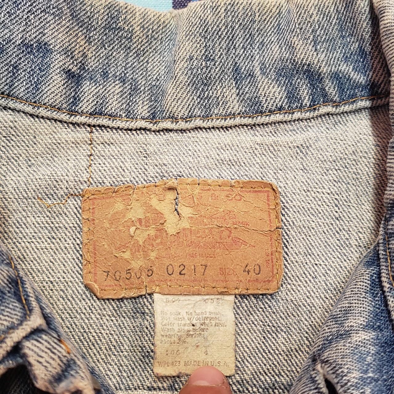 Vintage Levi's USA Embroidered Eagle Denim Jean... - Depop