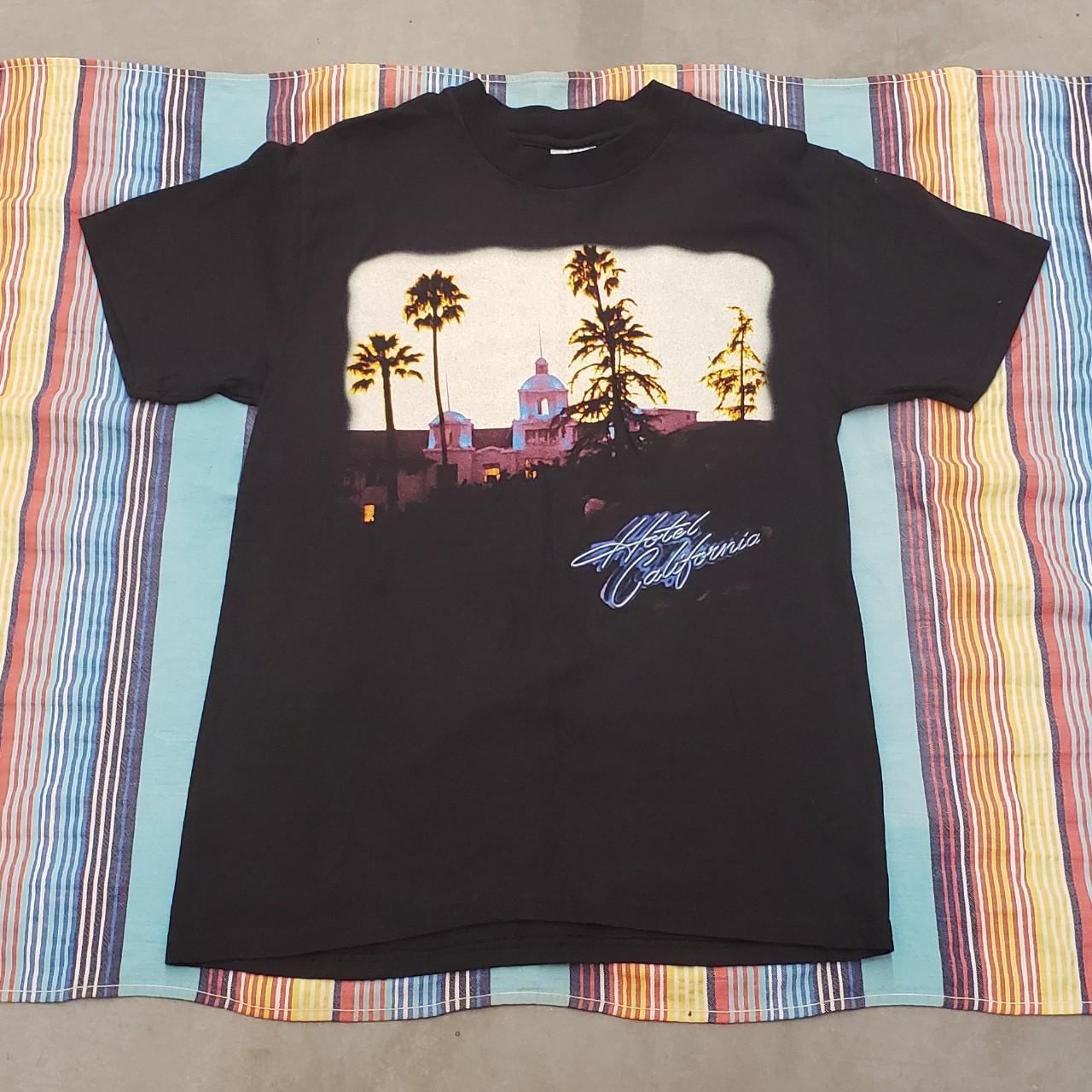 Vintage, Tops, Eagles Hotel California Graphic Band T Shirt