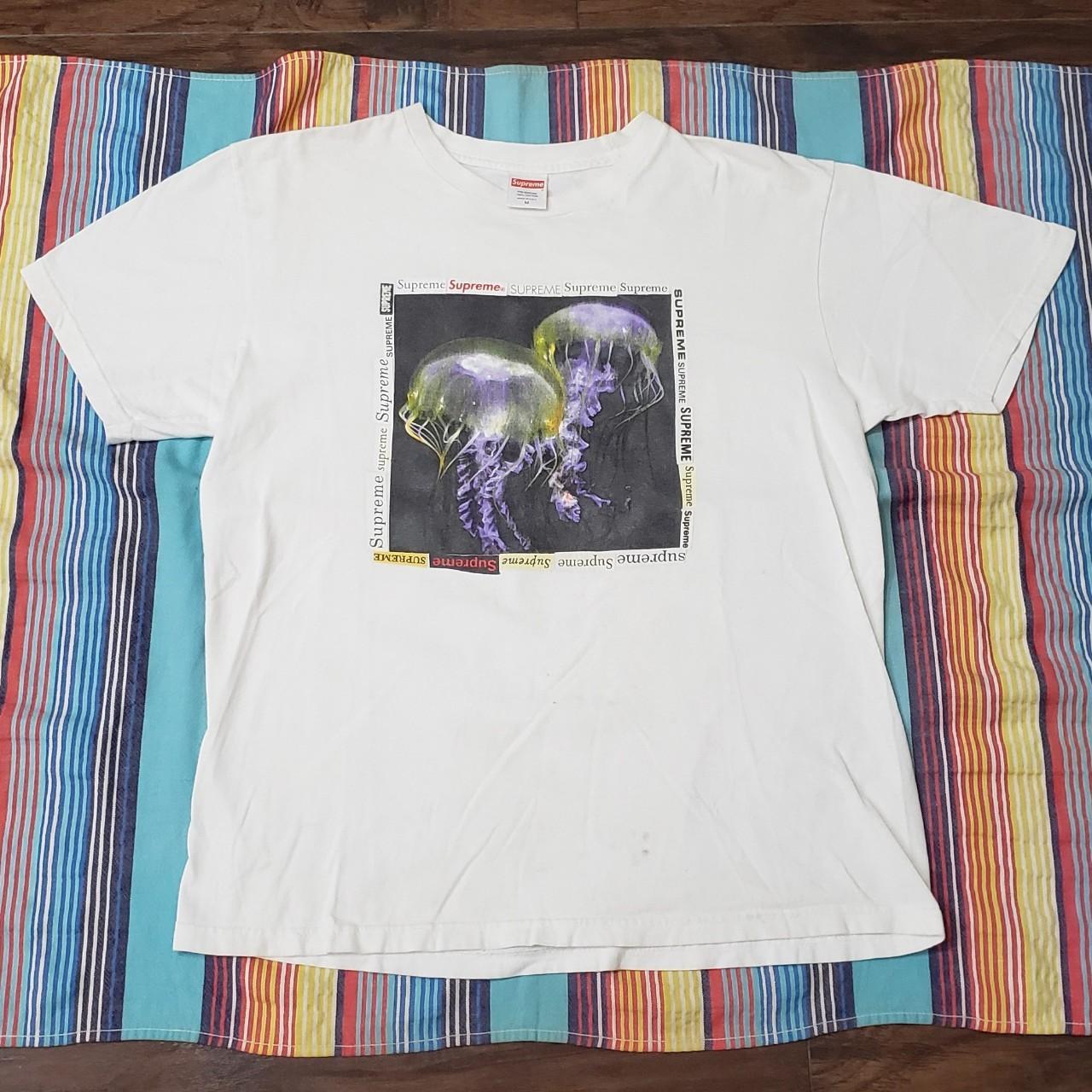 Mens Shirts Supreme Jellyfish Tee White Streetwear Supreme Tentacles Tee White Supreme Jellyfish Tee