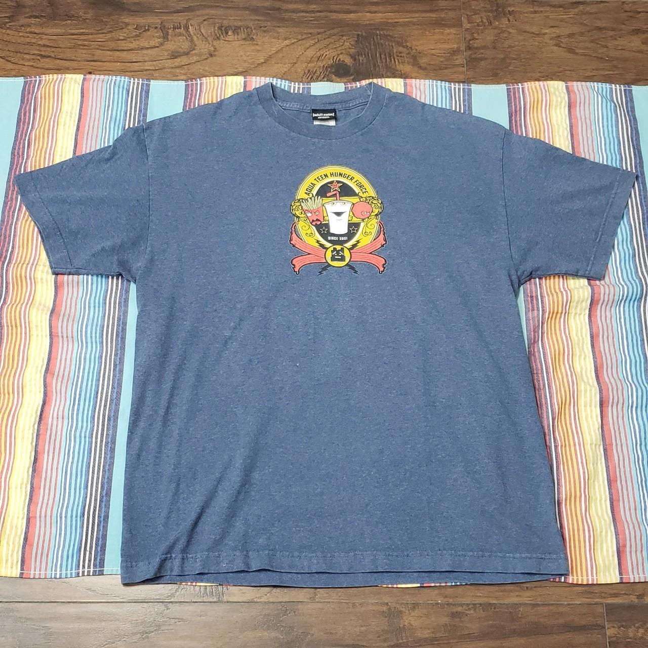 Vintage Y2K Aqua Teen Hunger Force Adult Swim... - Depop