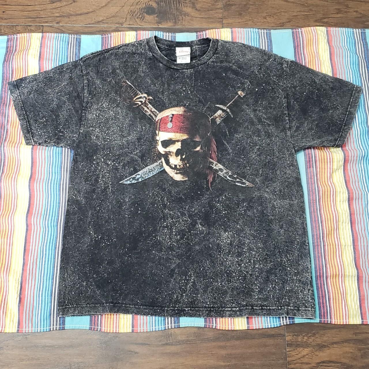 Vintage Pirates of the Caribbean Movie Promo T Shirt - Depop