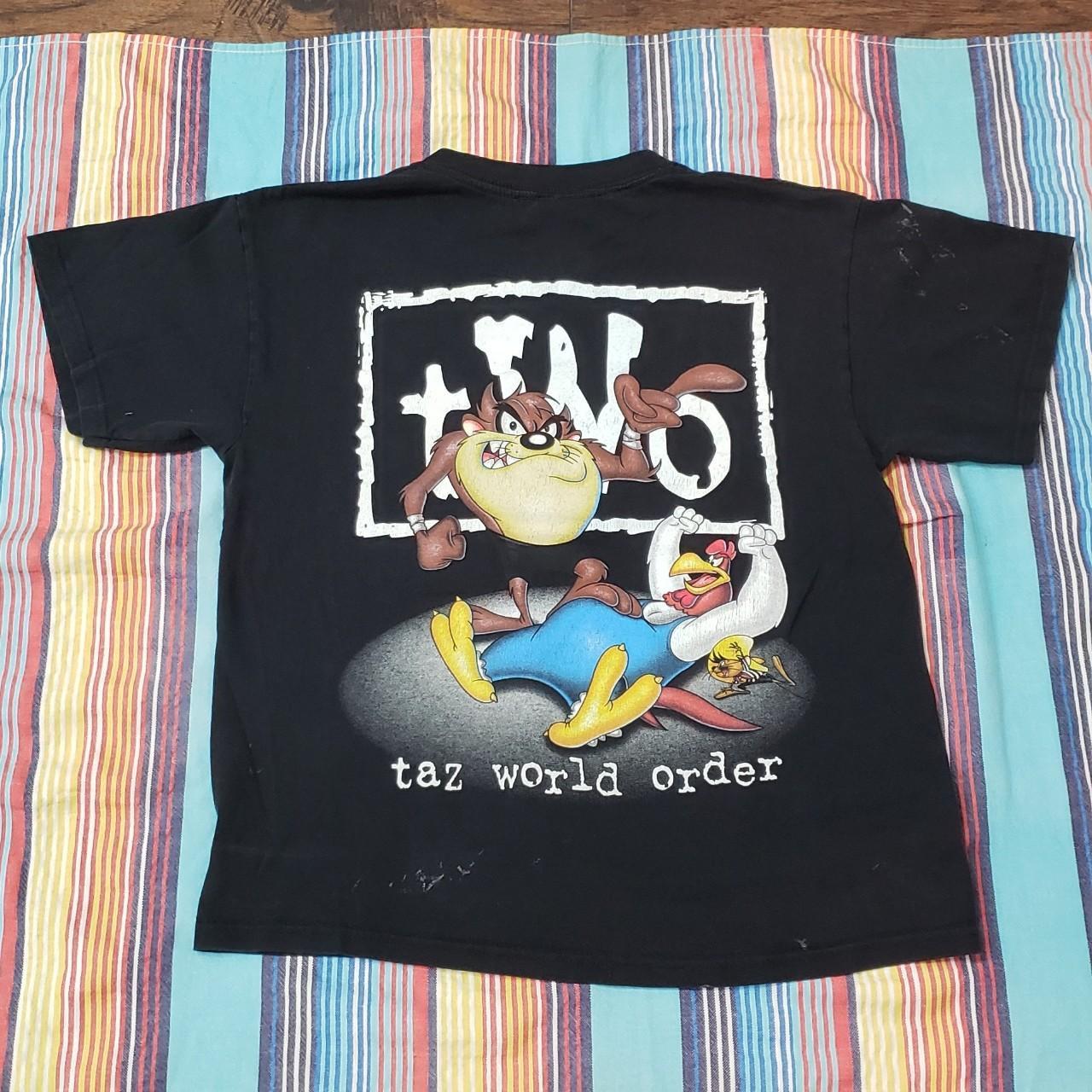 Vintage 1998 Looney Tunes NWO TWO Taz World Order | Depop