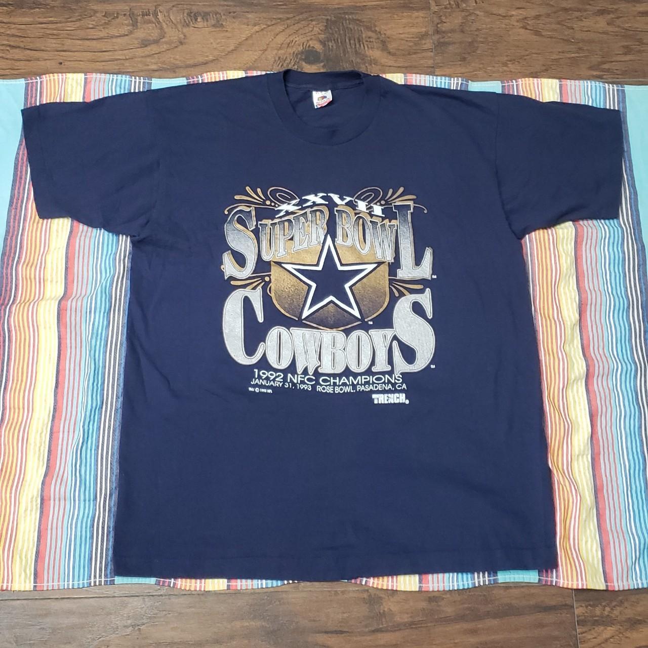 Vintage cowboys deals shirt, 1992 Super Bowl