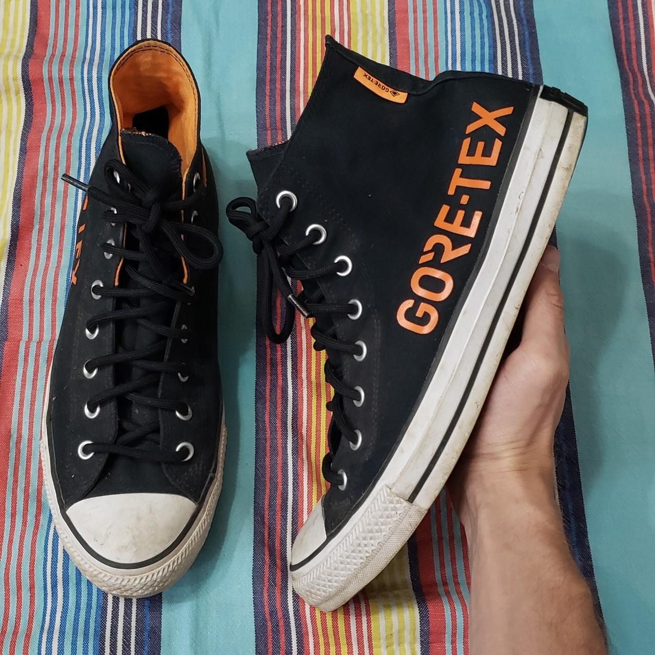 Black and orange converse hotsell