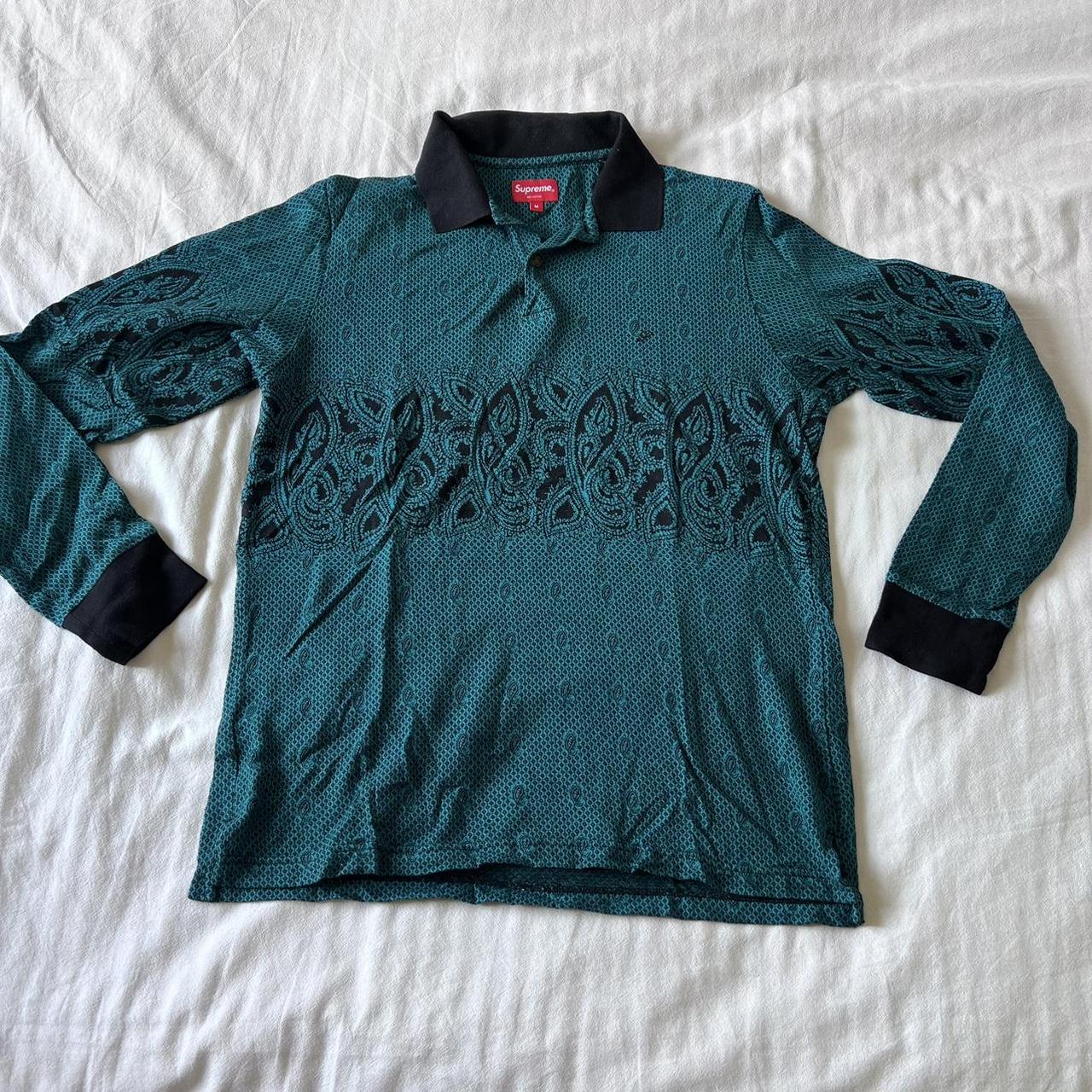 Supreme Nyc Supreme Paisley Polo Polo Shirt
