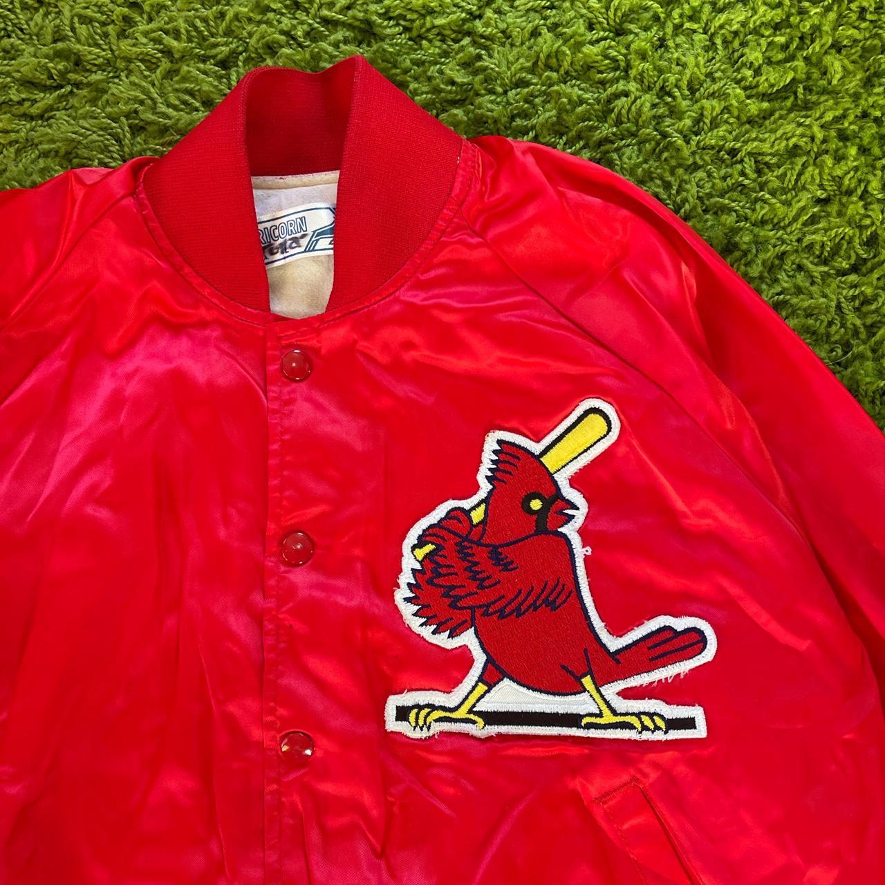 Vintage 80s MLB St. Louis Cardinals Starter Satin - Depop