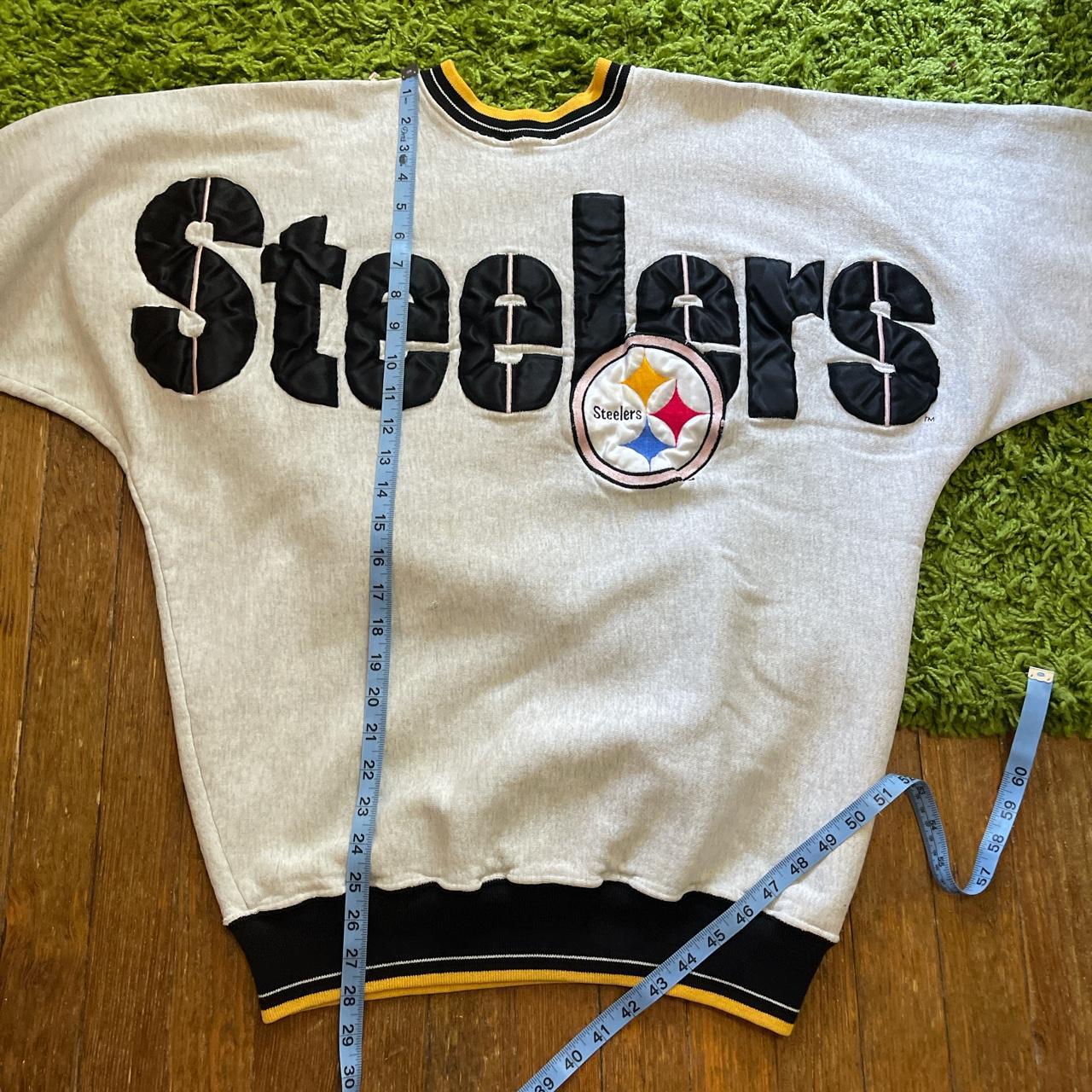 Vintage Pittsburgh Steelers big spell out sweatshirt - Depop