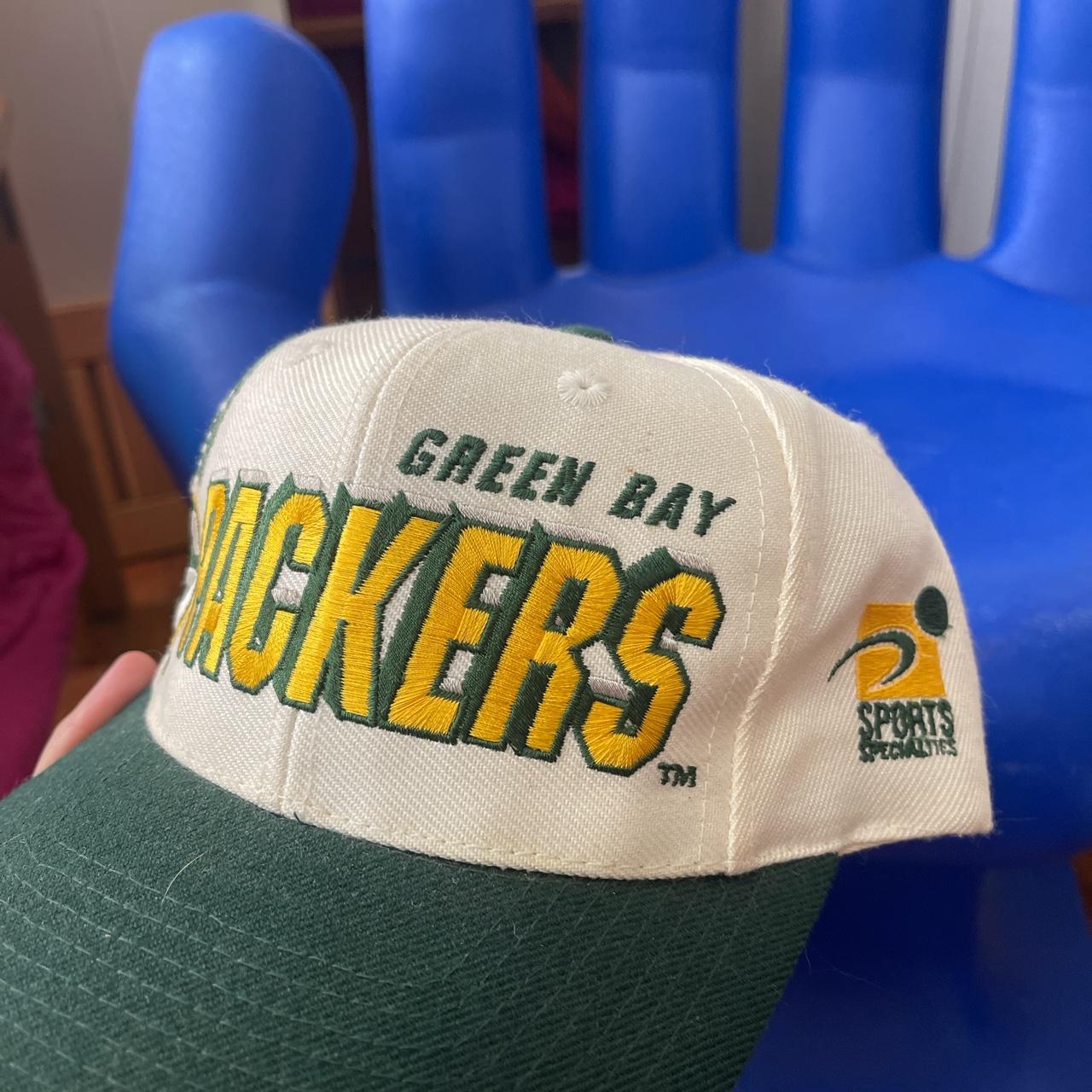 Vintage green bay packers hat // 90s Vintage NFL... Depop
