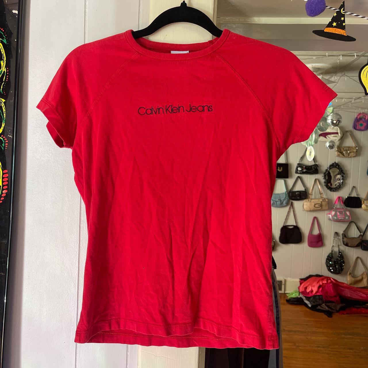 Vintage Calvin Klein baby tee Depop