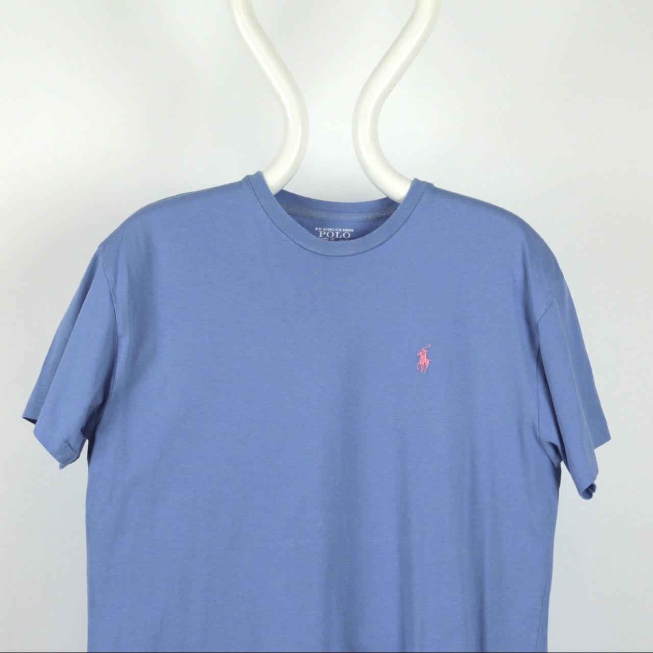 Polo Ralph Lauren Men's Blue T-shirt | Depop