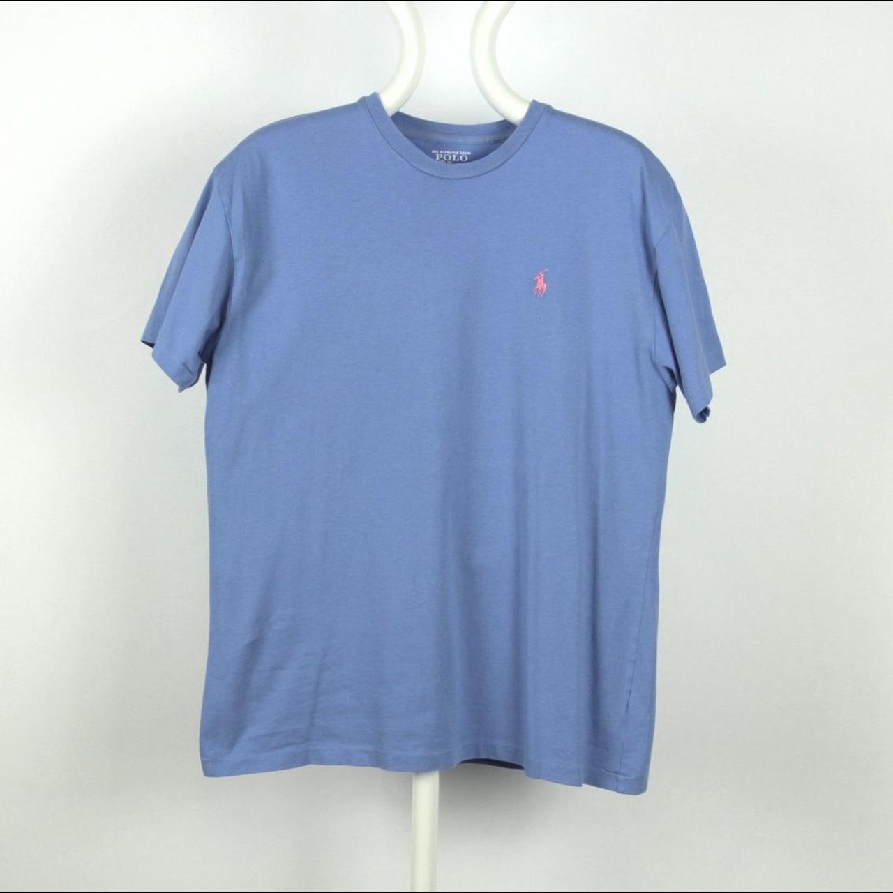 Polo Ralph Lauren Men's Blue T-shirt | Depop