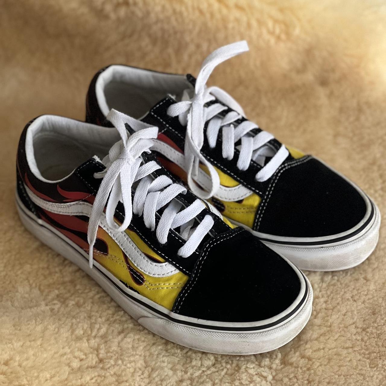 Flame shop vans womens