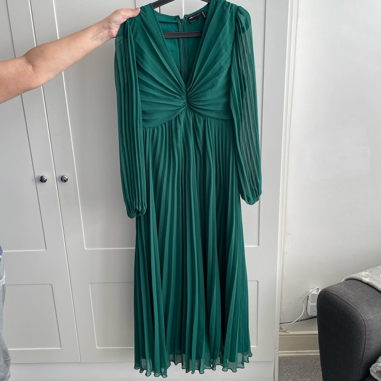 ASOS Bridesmaid dress in emerald green Worn