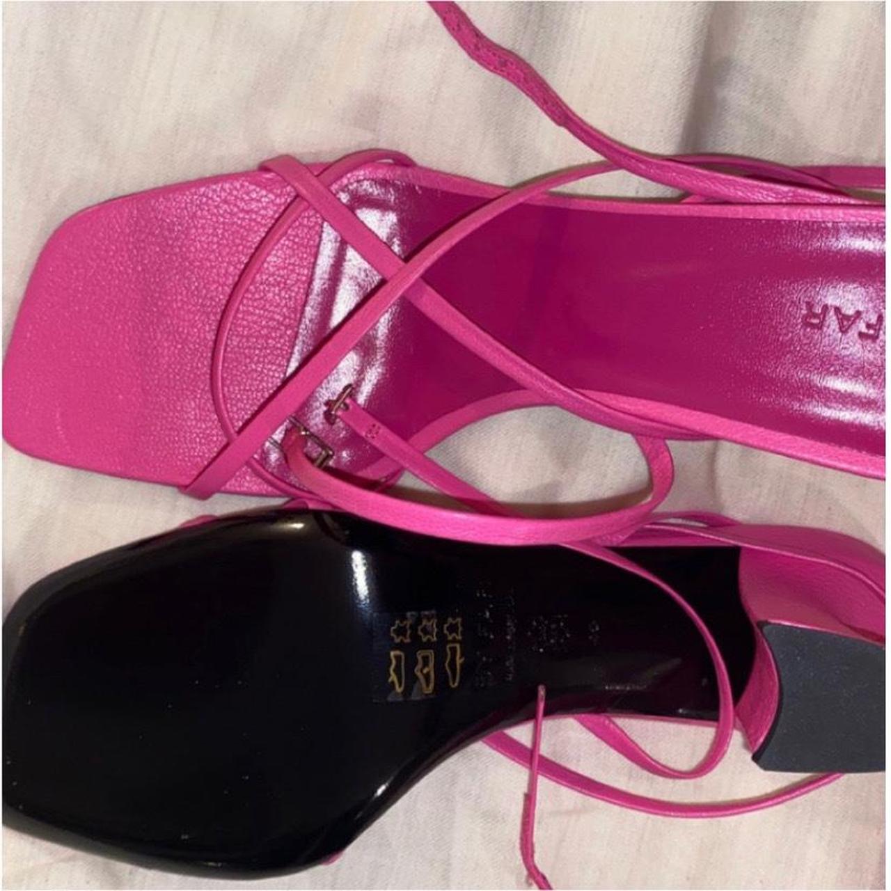 By Far Kersti Heels. Brand new never worn hot pink Depop