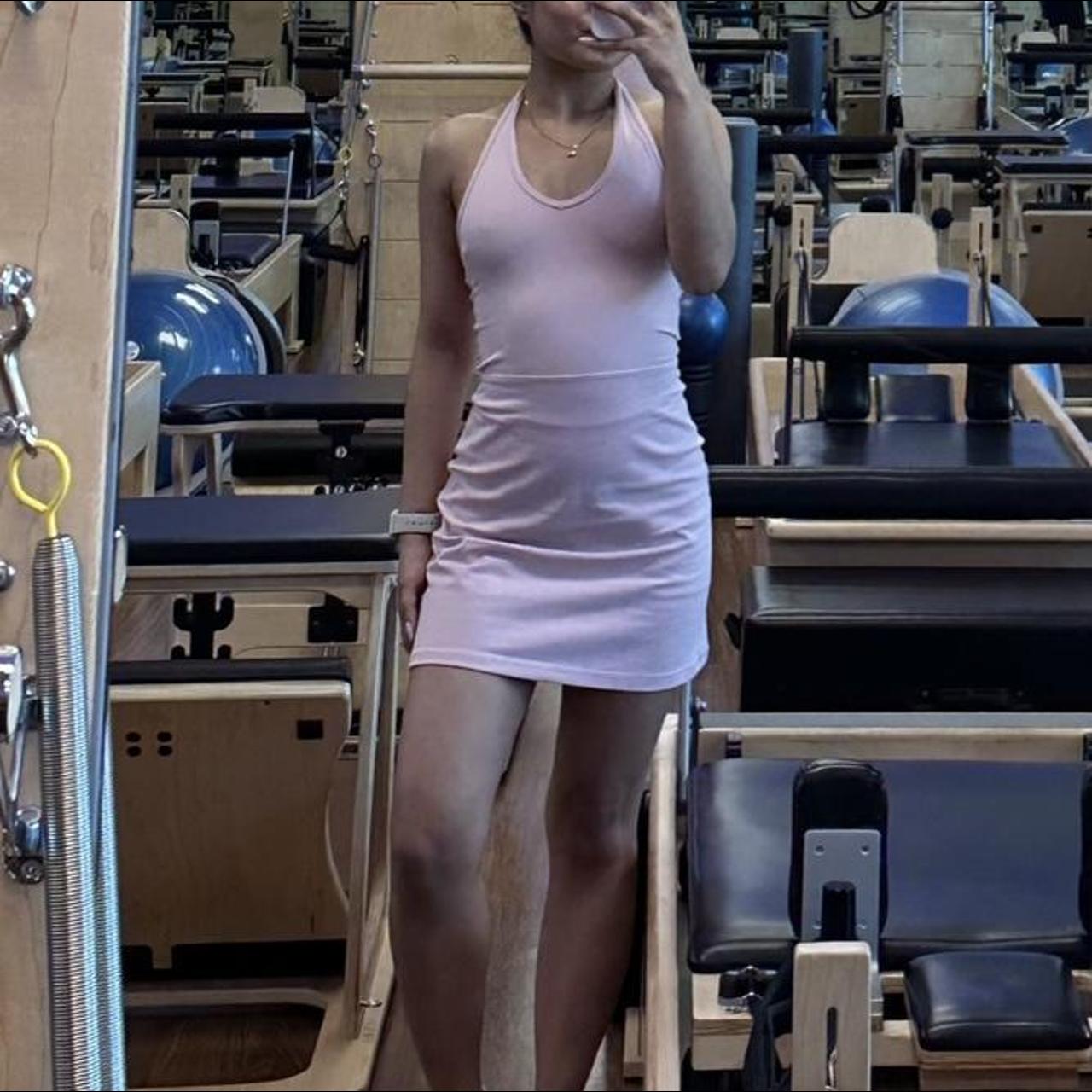 Aritzia wilfred free whistle dress in sakura... Depop