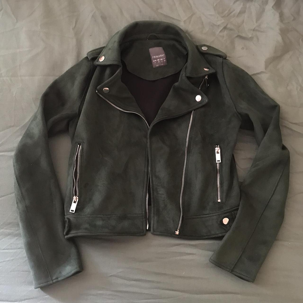 Suede biker clearance jacket primark