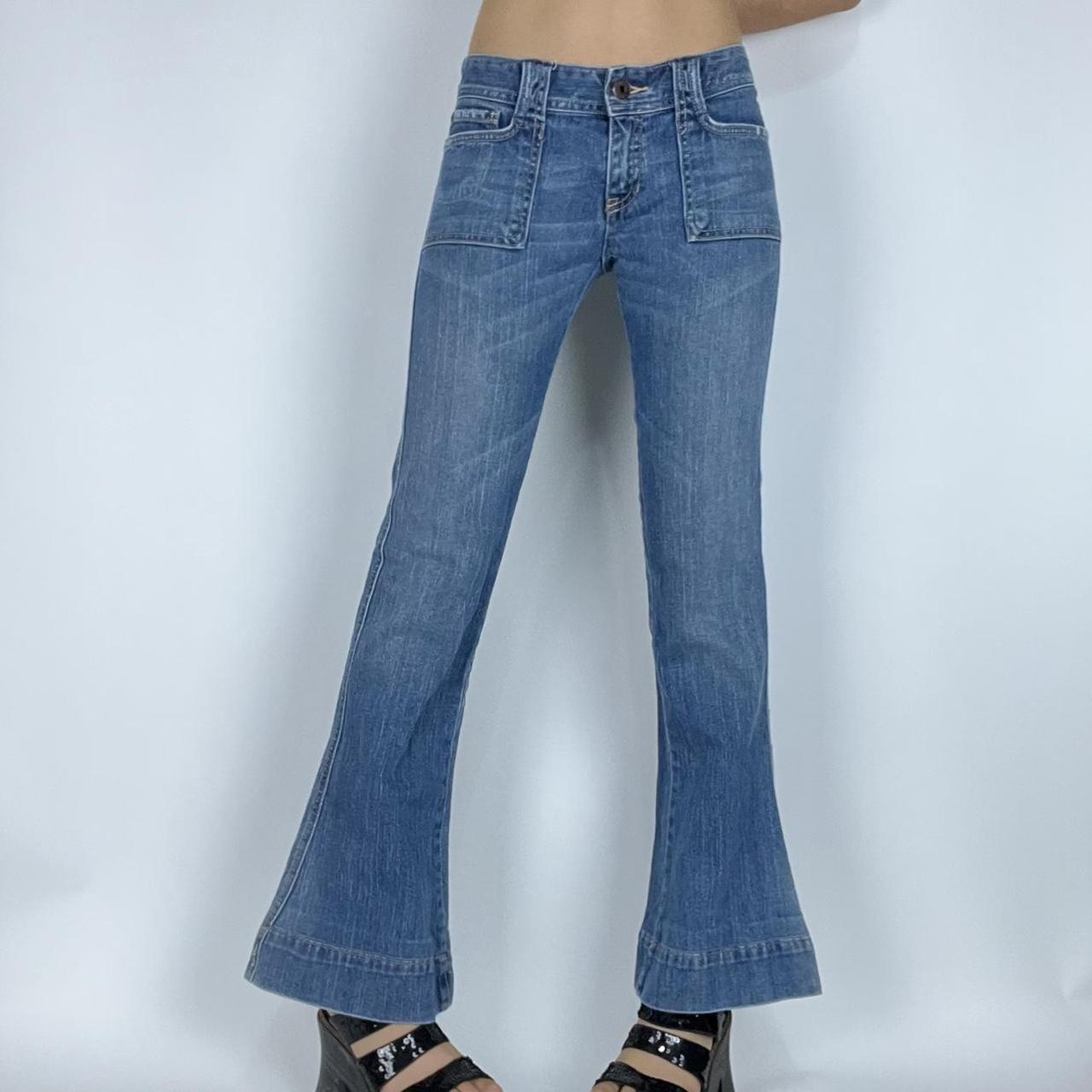 Y2k Abercrombie Low Rise Flare Jeans Obsessed Depop