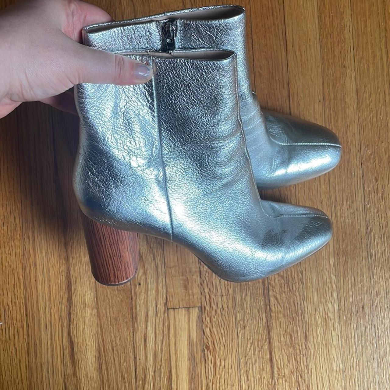 Loeffler randall silver store boots