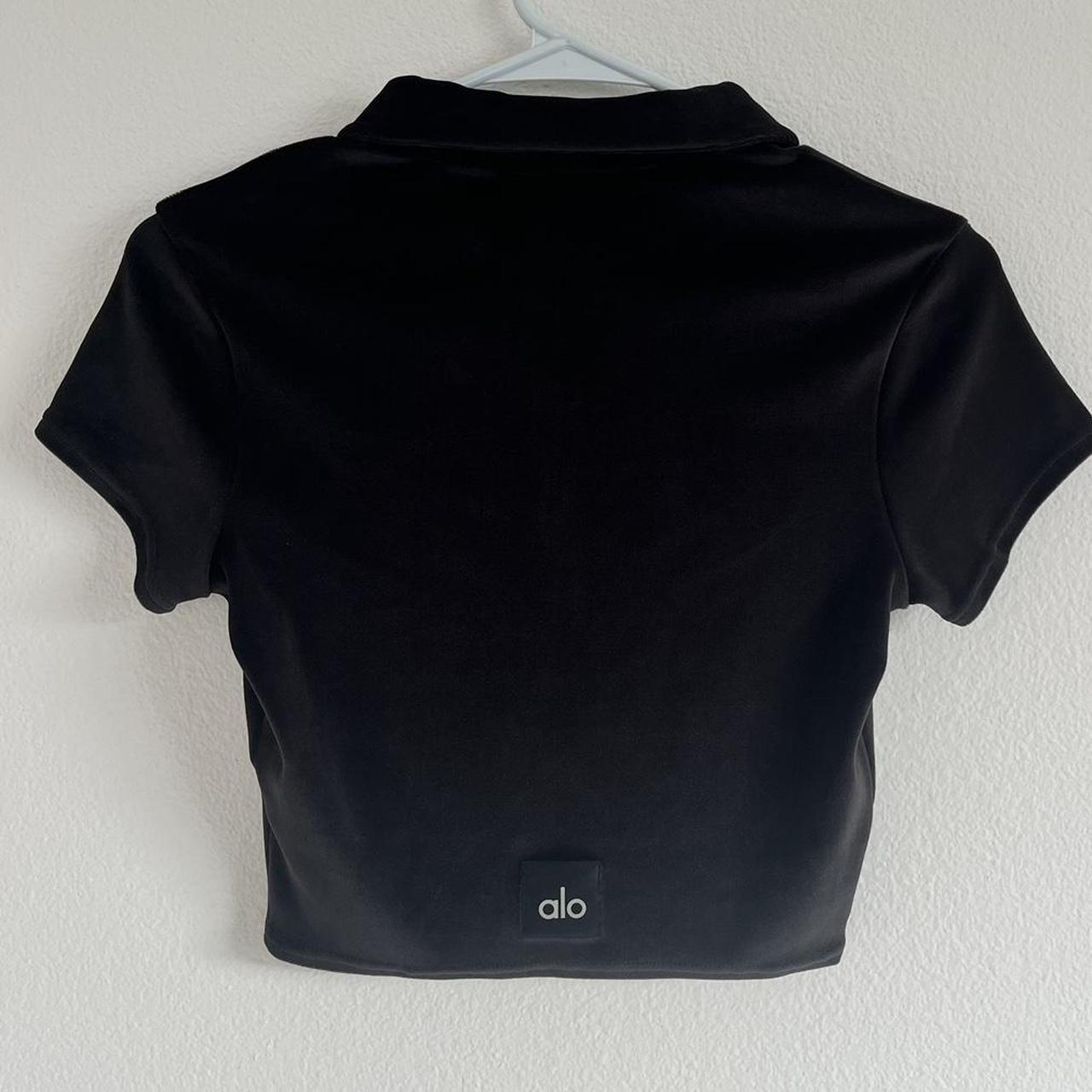 Alo Yoga Women's Black Polo-shirts