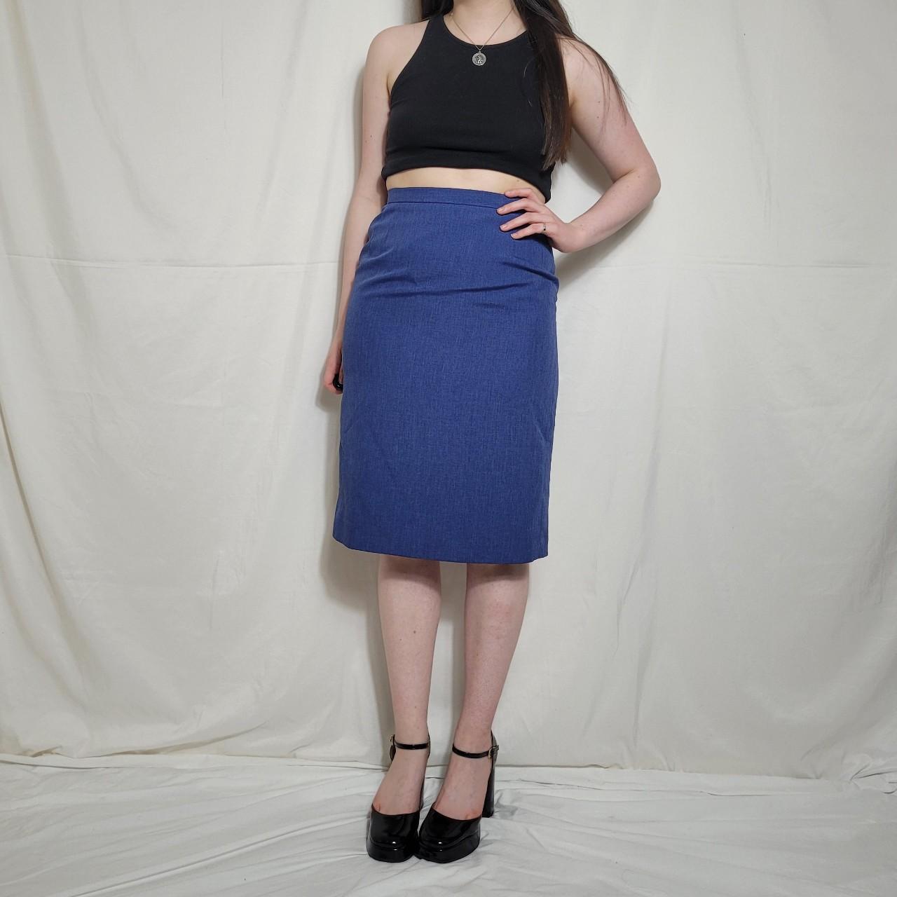 Eastex navy 2025 pencil skirt