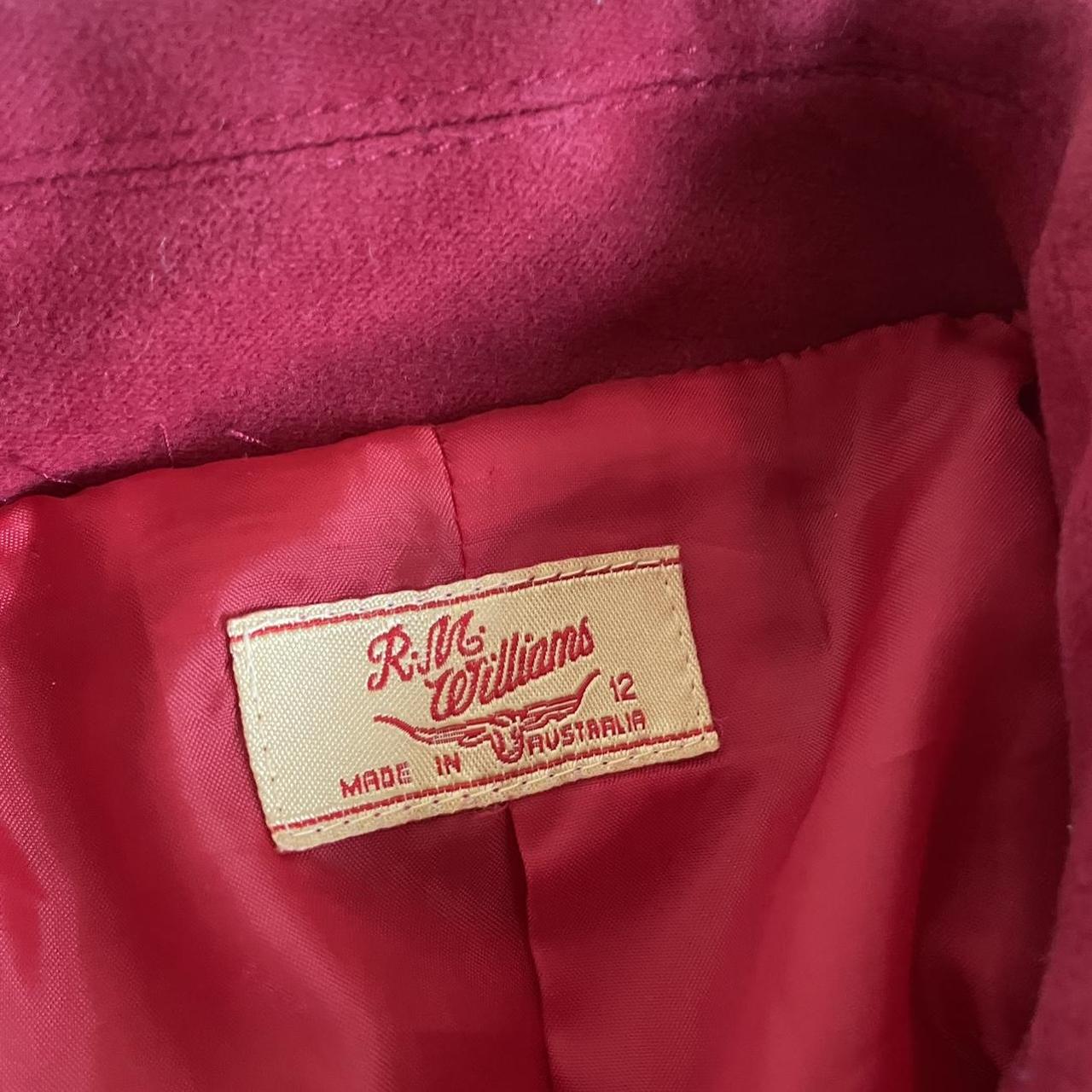 RM Williams red coat 100% cotton, lined Great... - Depop
