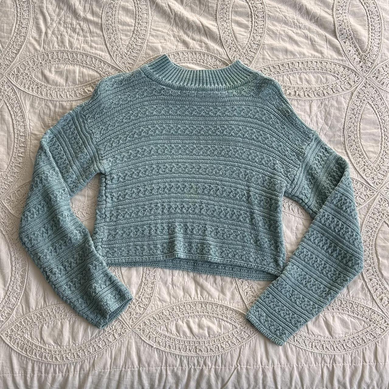 adorable vintage cropped sweater by Mixed... - Depop