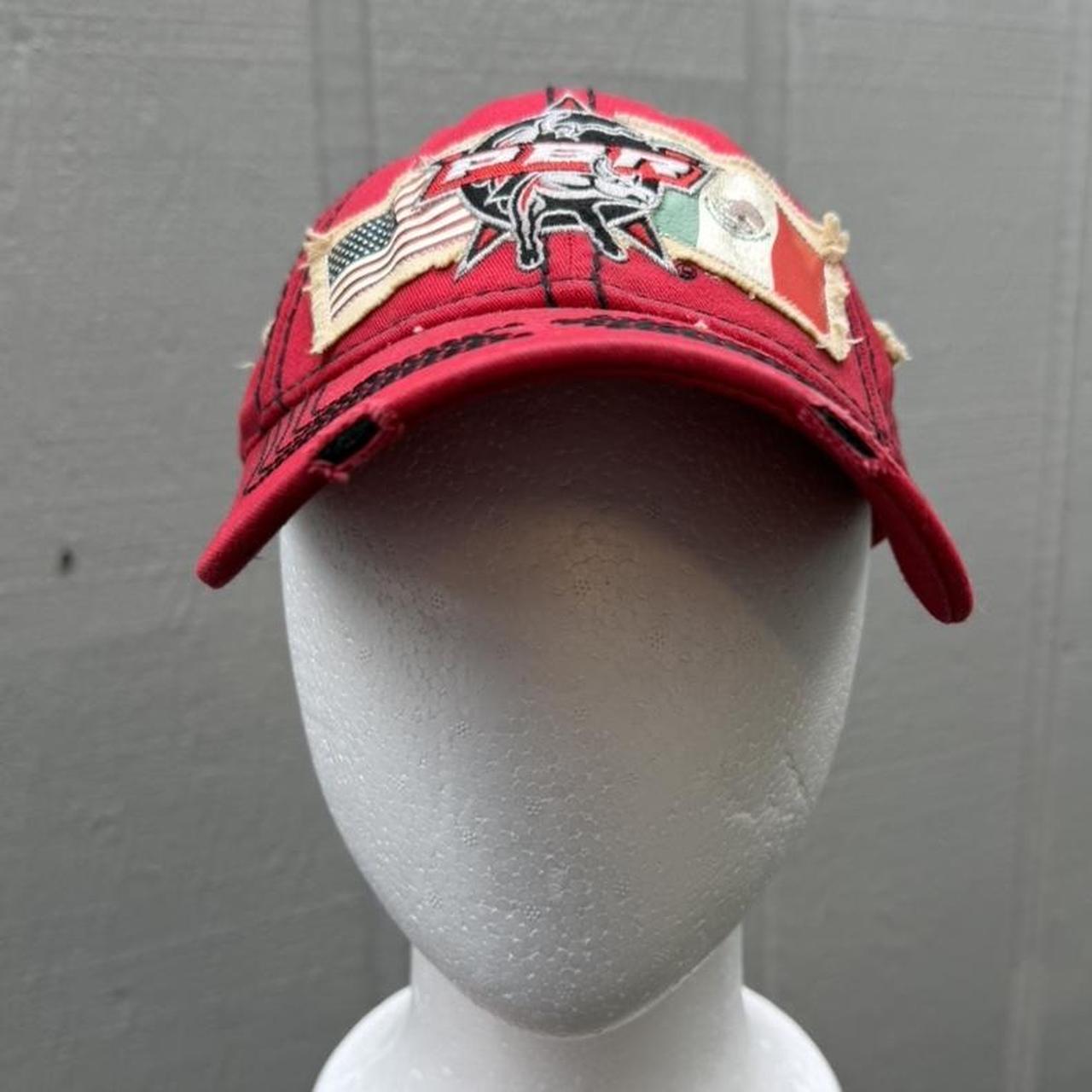 Men's Hat - Red – PBR PATCHWORK HAT PROFESSIONAL … - image 3