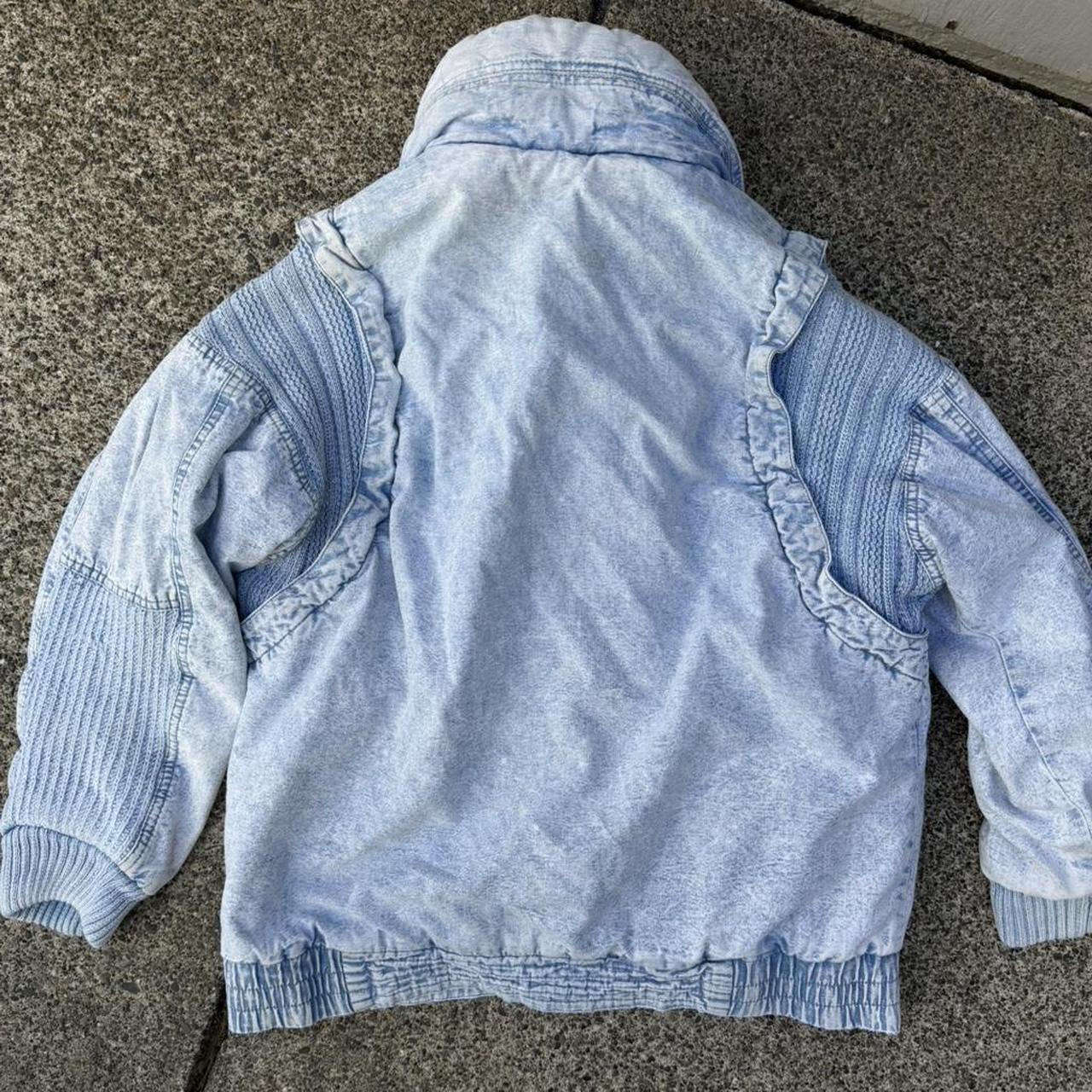 Women's Jacket - Blue - M – PATCHWORK DENIM JACKE… - image 6