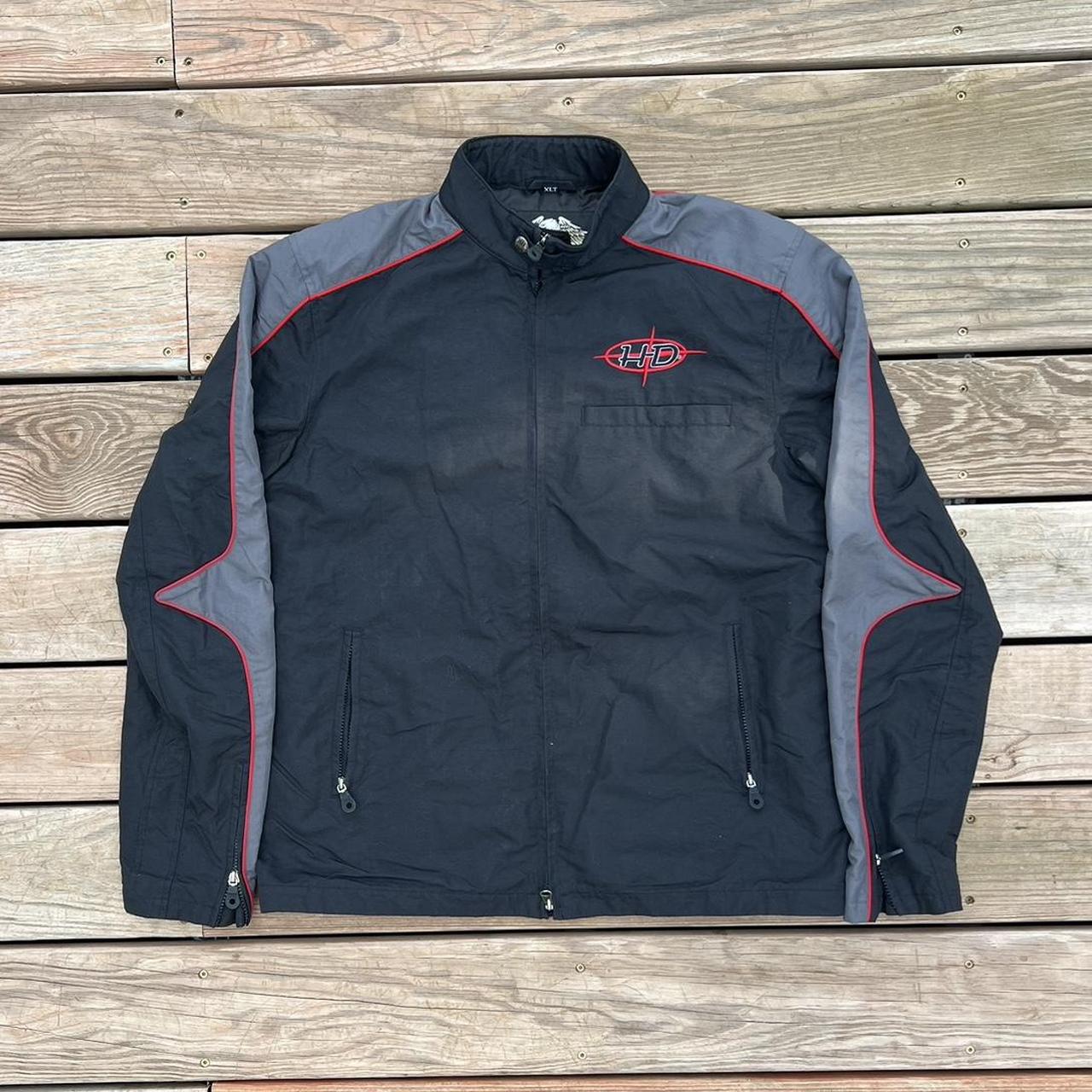 Vintage Harley Davidson jacket size xlt front and... - Depop