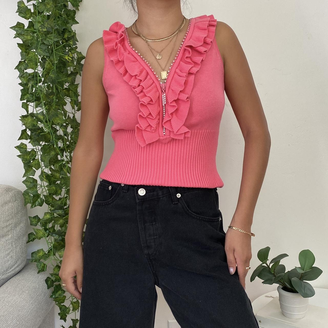 Bellini Women's Pink Crop-top