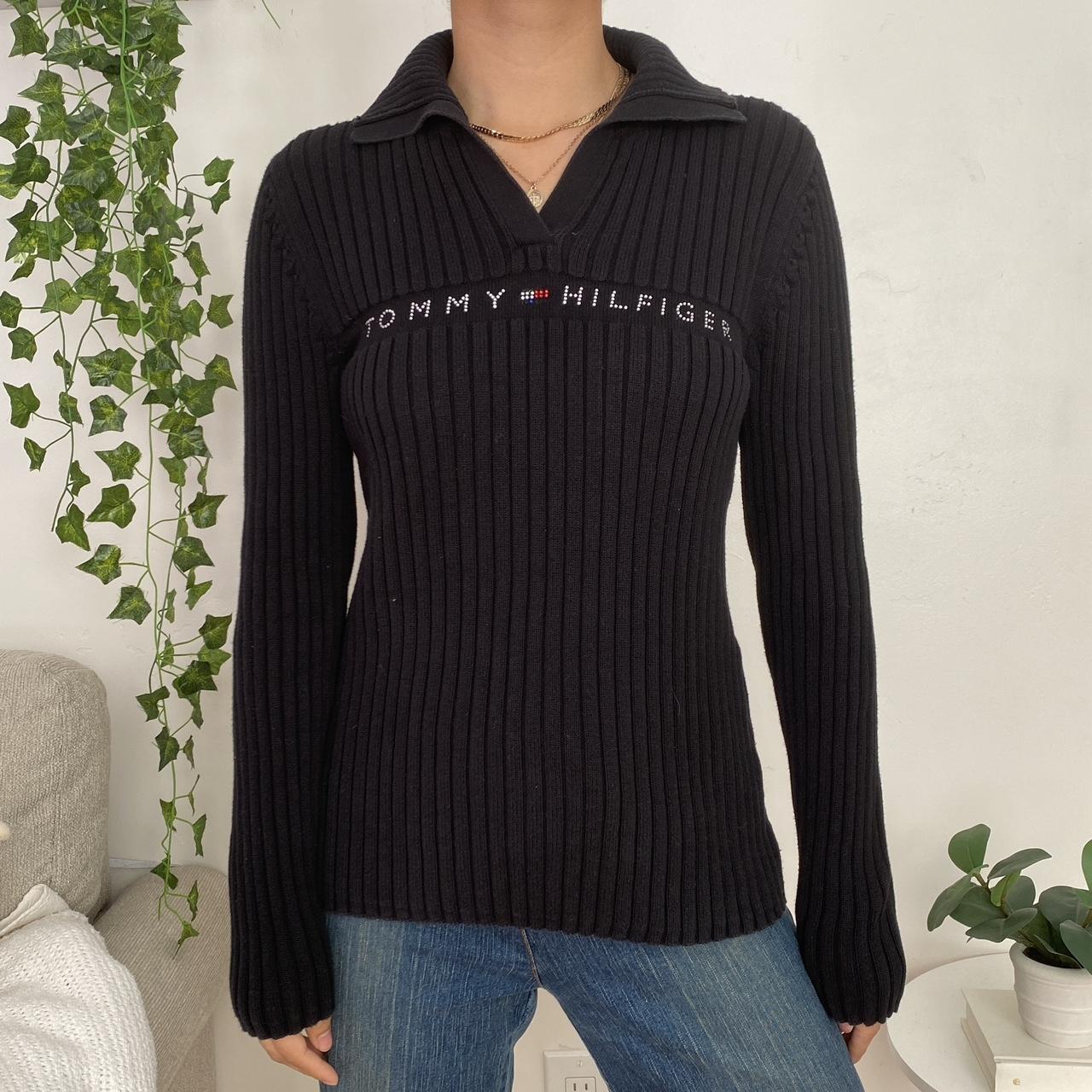 Tommy jeans black top jumper