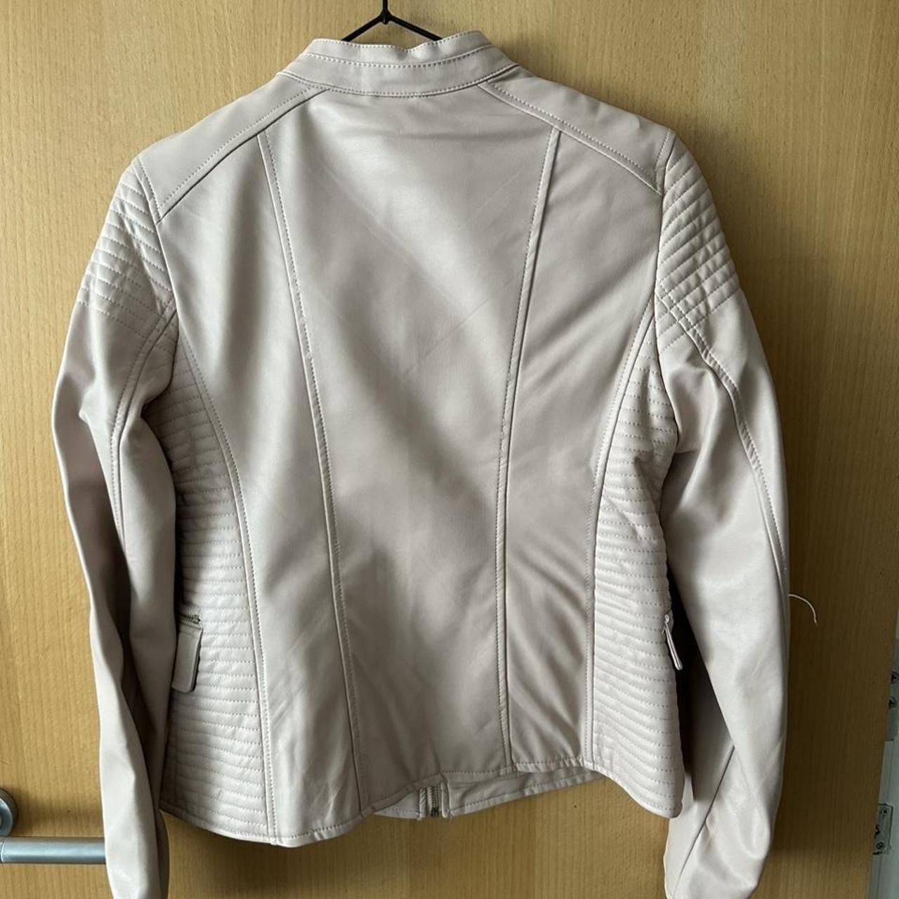 GUESS pink leather jacket new with tags, best... Depop