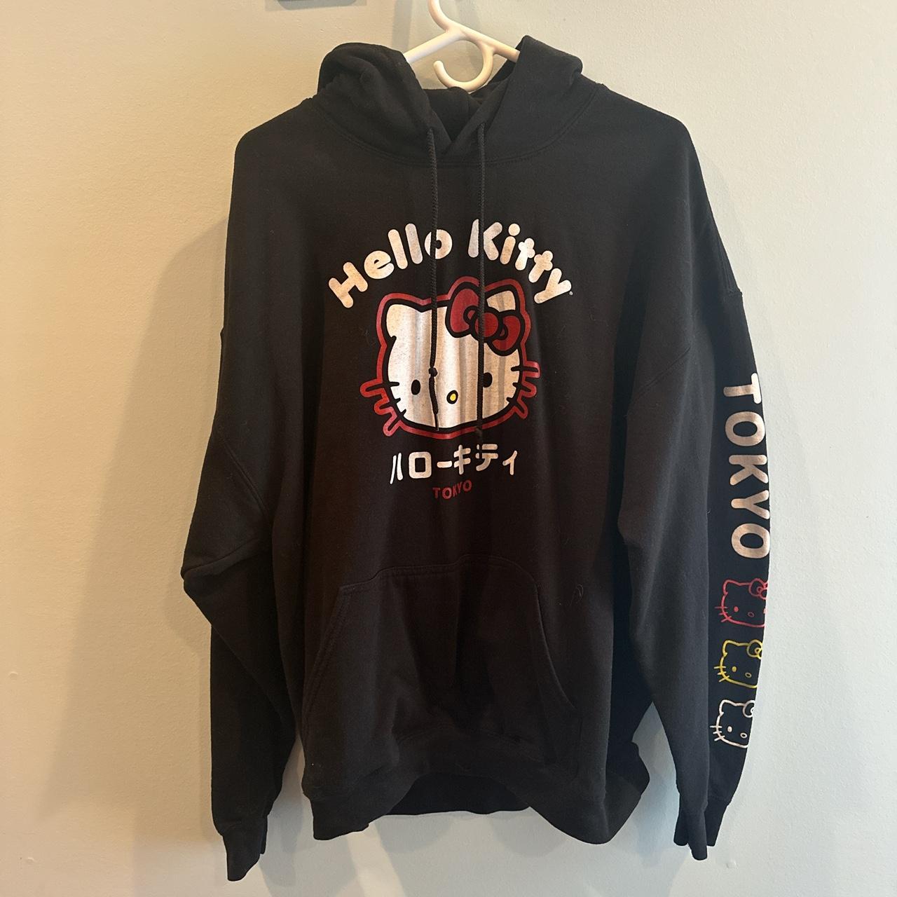 Depop Hello Kitty Tokyo Hoodie Dolls Kill Black Hello Kitty