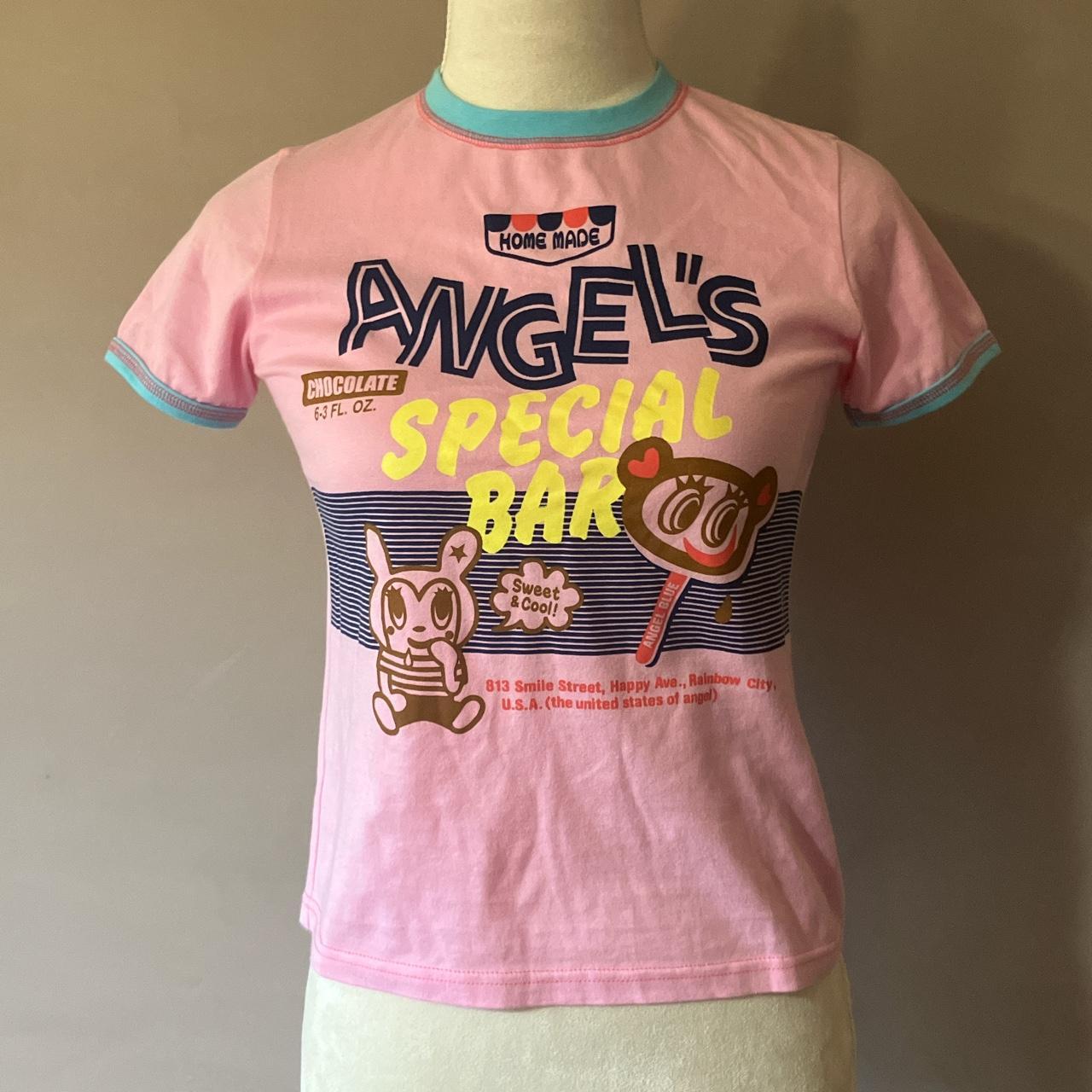 pink angel shirt