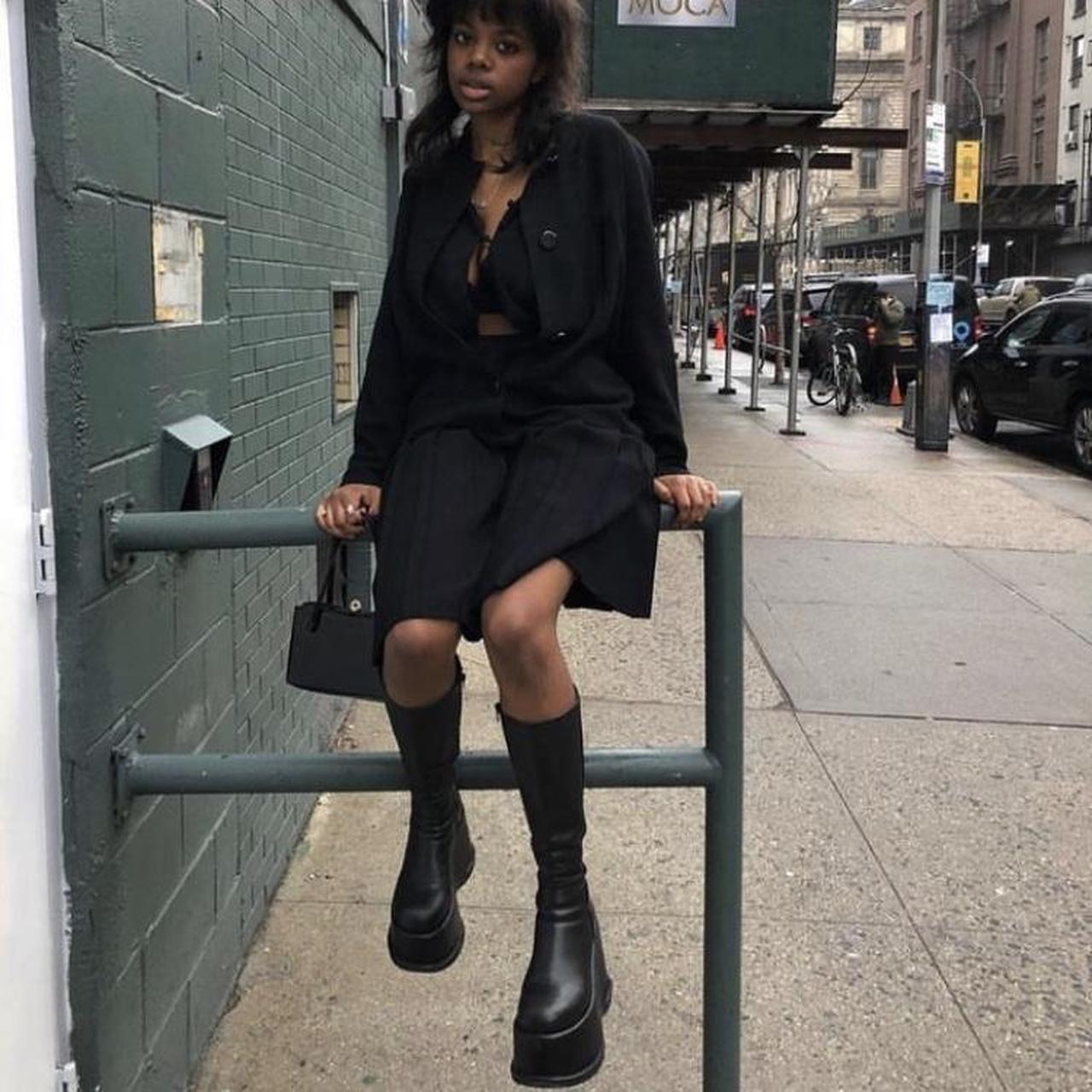 UNIF smoke boots size 9 perfect condition only worn... Depop